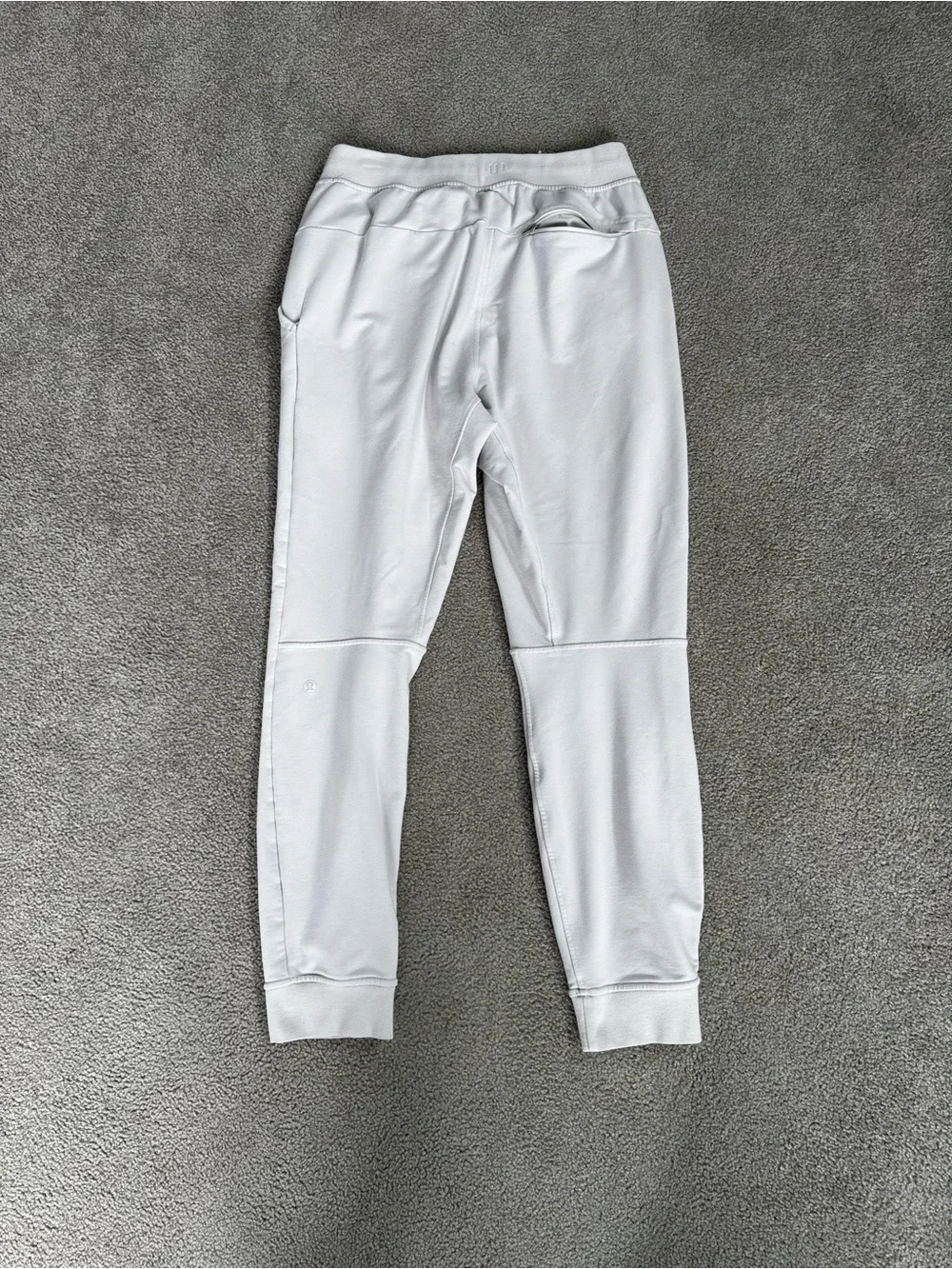 lululemon athletica Men's White Drawstring Joggers